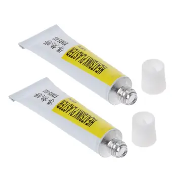 

2Pcs Heatsink Plaster Thermal Silicone Adhesive Cooling Paste Strong Adhesive Compound Glue for GPU Chip Radiator Cooling