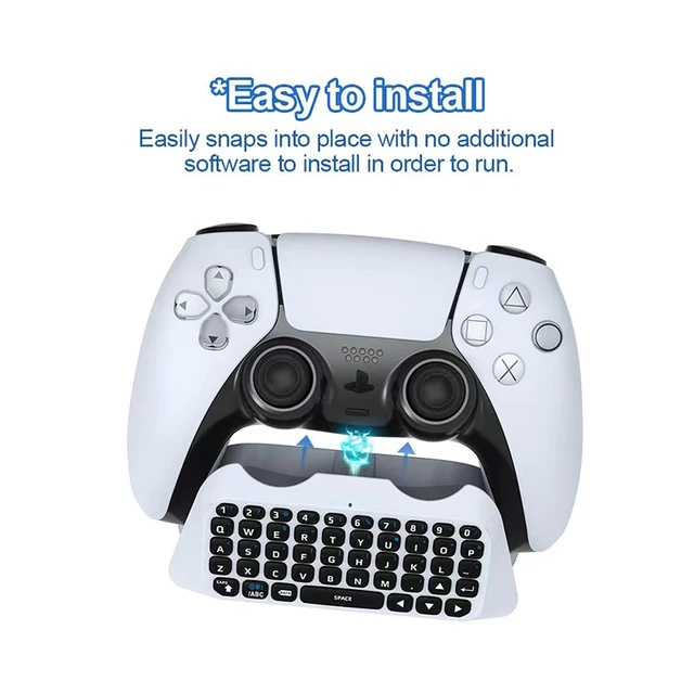 Clavier sans fil Bluetooth à poignée pour PS5