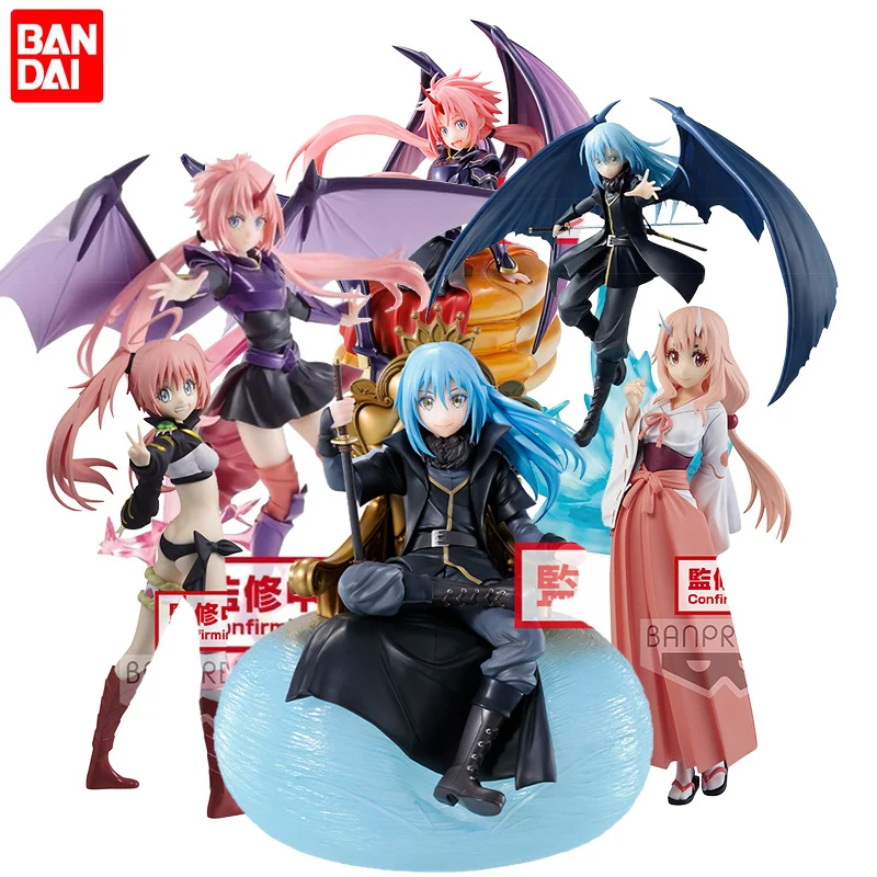 

Bandai Banpresto That Time I Got Reincarnated As A Slime Tempest Rimuru Milim Nava Shuna Souei Diablo Action Figure Kids Toys