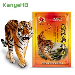8pcs/1bag Tiger Pain Relief Patch Joint Neck Back Pain Analgesic Balm Plaster Anti Inflammatory Herb Extract Medical Patch H083