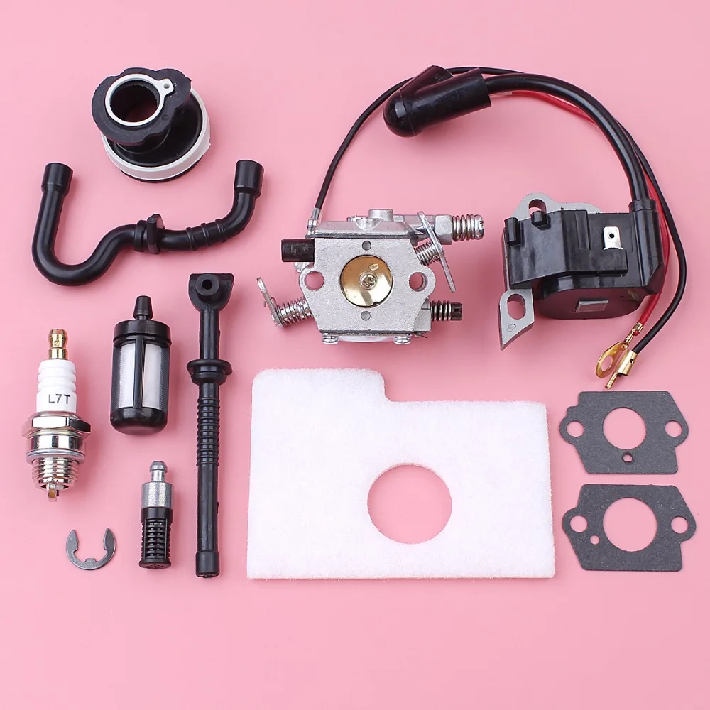 Carburetor Ignition Coil For Stihl MS180 MS170 018 017 Walbro Carb Oil Fuel Hose Air Filter Intake Manifold Chainsaw Spare Part |