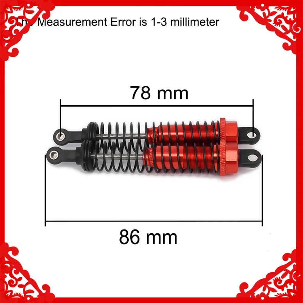 RC Adjustable Shocks Absorber Springs Set Upgrade Parts 70mm 1//16 Buggy Truck Off-Road HPI HSP Traxxas Losi Axial Tamiya Redcat Car