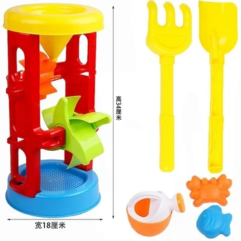 

Summer Beach Baby Toys Animals Cartoon Kinetic Sand Castle Molds Bucket and Spade Jato De Areia Strandbeest Model Kit CC50BT