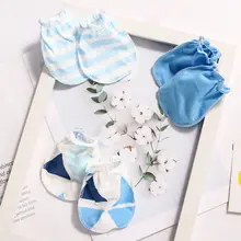 3 пары, модные детские перчатки против царапин, детские защитные хлопковые эластичные мягкие варежки-царапки