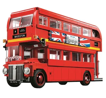 

1686Pcs Technical Serie London Bus Set Model Building Kits Blocks Bricks Compatible 10258 DIY Toy for Children