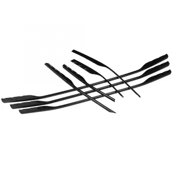 

7Pcs Carbon Fiber Style Car Grille Cover Trim Sticker Fit for Hyundai Grand Starex H1 2019 car accessories