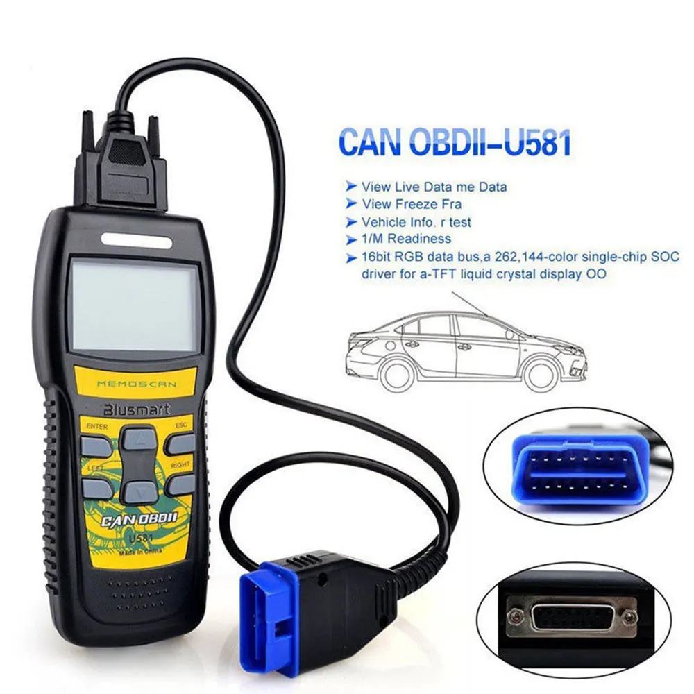 Сканер OBD2 Memoscan U581 с поддержкой онлайн 100% оригинальный | Автомобили и мотоциклы