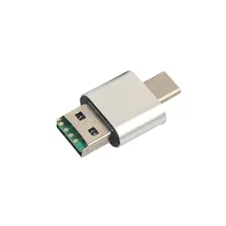 Тип C к USB 2,0 двойной интерфейс мини для телефона прочный многофункциональный высокоскоростной адаптер для карт легкий Экономия