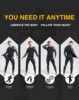 Fitness Training Clothes 3D Skull Thermal Underwear Compression Men's Suit Sports Running Clothes Warm Base Layer 3XL 4