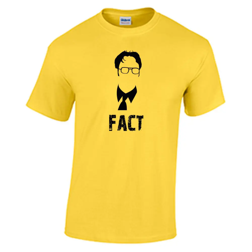 Dwight Schrute Fact футболка для офиса веер вдохновленная ТВ шоу Дандер Миффлин PaperCool