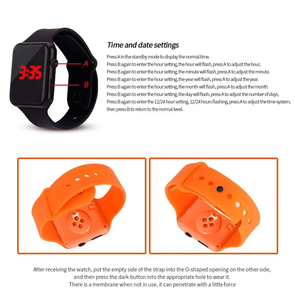 2 шт Мужские часы военные часы электронные спортивные часы цифровой светодиодный силиконовый ремешок Мужские женские часы спортивный браслет часы женски
