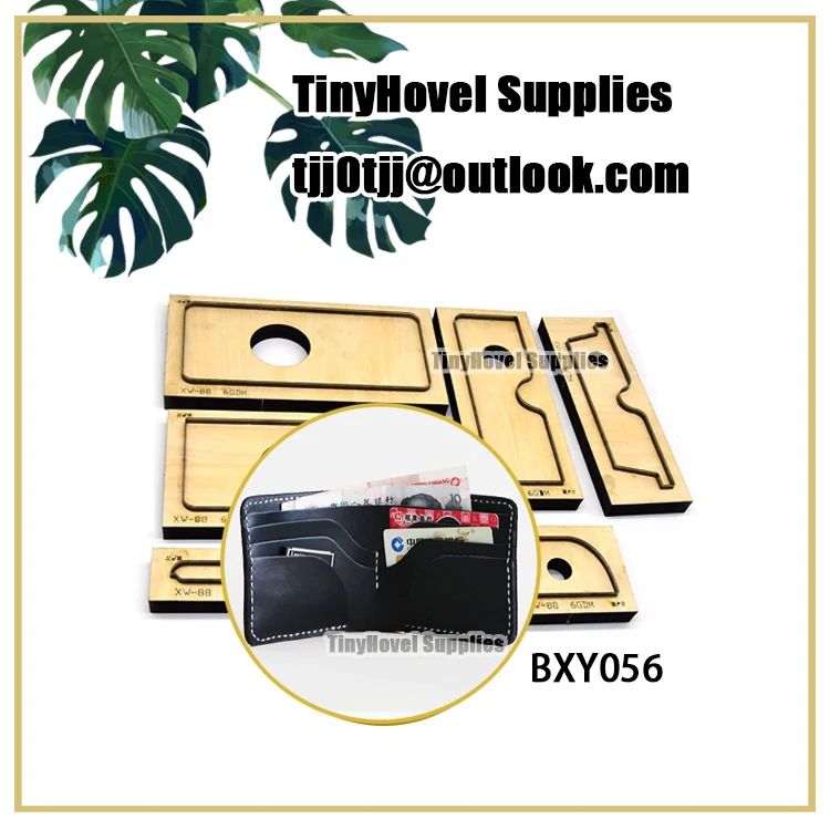 

Card Clip Wallet Purse Cutting Dies,Wooden Die Cut, Die Cutter, Die Cutter for Leather Cutting,Big Shot Machine, BXY056