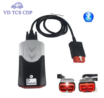 

3pcs/lot new vci obd2 Scanner for delphis cars trucks LED 3in1 2016.00 / 2015.R3 with keygen VD DS150E CDP for delphis