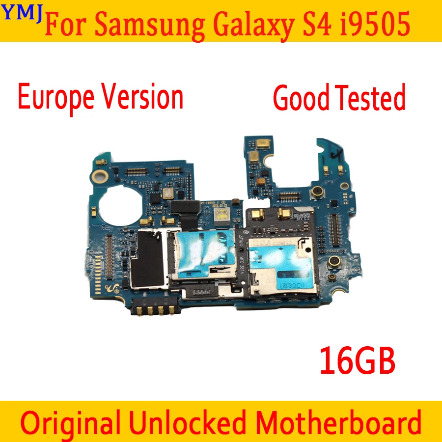 Оригинальная разблокированная материнская плата для Samsung Galaxy S4 i9505 с системой