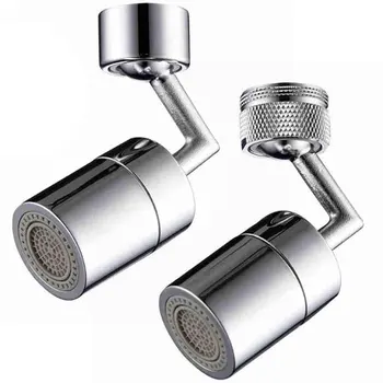 

360 Rotate Adjusting Bathroom Kitchen Sink Universal Stainless Steel Multi-function Filtered Faucet Tap Practical Sprinkler