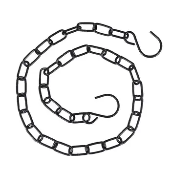 

2 PCS Plating 2mm Decorative Hanging Chain Iron Chain for Lantern