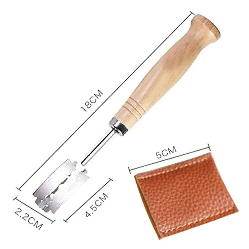 Plastic/Wooden Bread Lame Tools Bakery Scraper Bread Knife/Slicer/Cutter Dough Breads Scoring Lame Blades Arc Curved Knife baking tool dough scraper dough cutter bread cutter baking accessories
