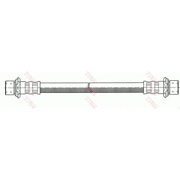 Шланг тормозной задний L 305\ Toyota Corolla all 92-02 TRW PHA44