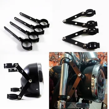 

Motorcycle Headlight Universal Bracket Front Headlight Metal Fixed Bracket 39-60mm