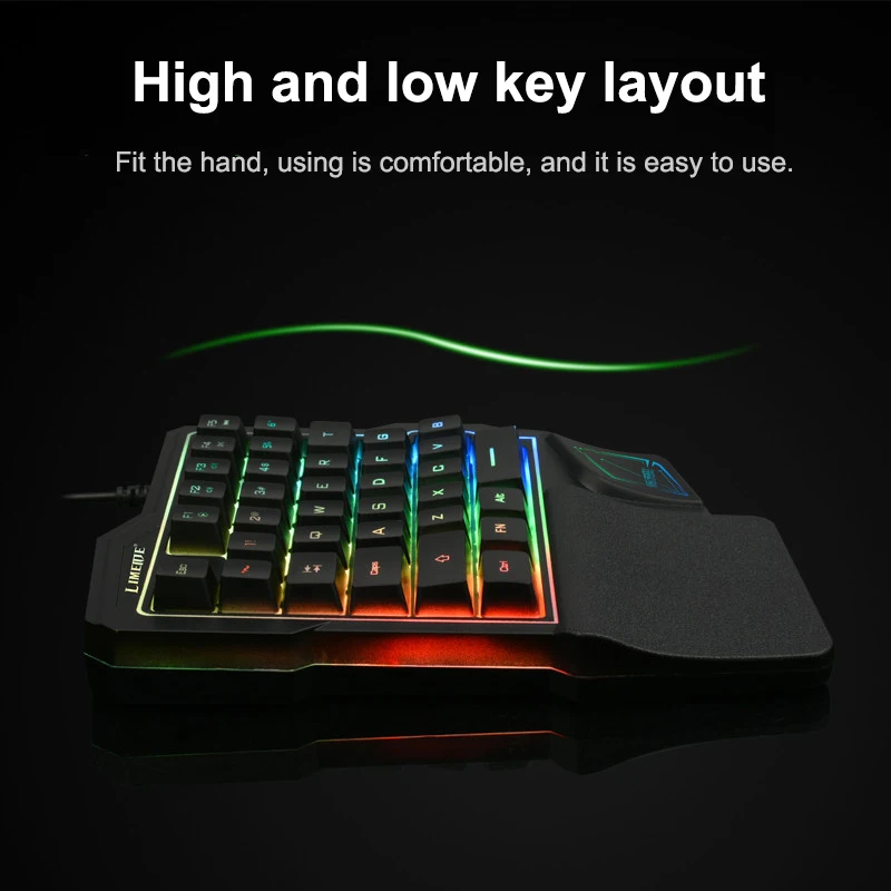 Клавиатура игровая Механическая Проводная с RGB подсветкой 35 клавиш|Клавиатуры| |