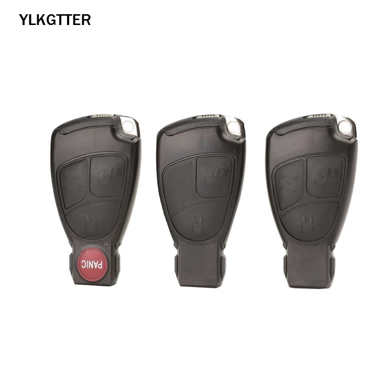 YLKGTTER 3 кнопки Автомобильный ключ для Mercedes Benz C B E класс W203 W211 W204 YU BN CLS CLK Замена дистанционного ключа Оболочка Чехол