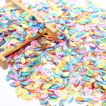 

1bag High Quality Flat Loose Leaf shape Sequins DIY Sewing Clothing gift wedding Party art decoration Accessories