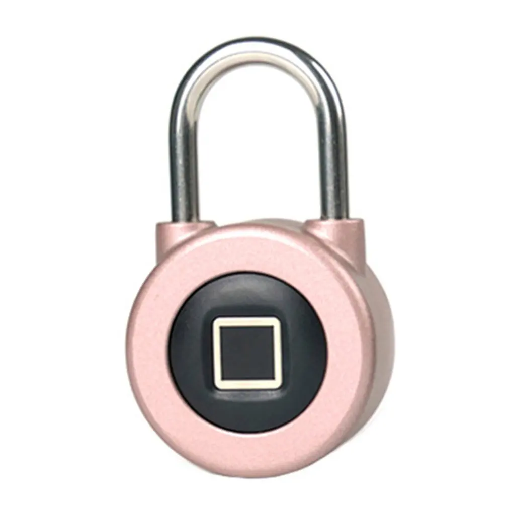 

Smart Fingerprint Small Padlock Gym Dormitory Cabinet App Can Be Authorized Small Padlock Anti-Chargeable P3