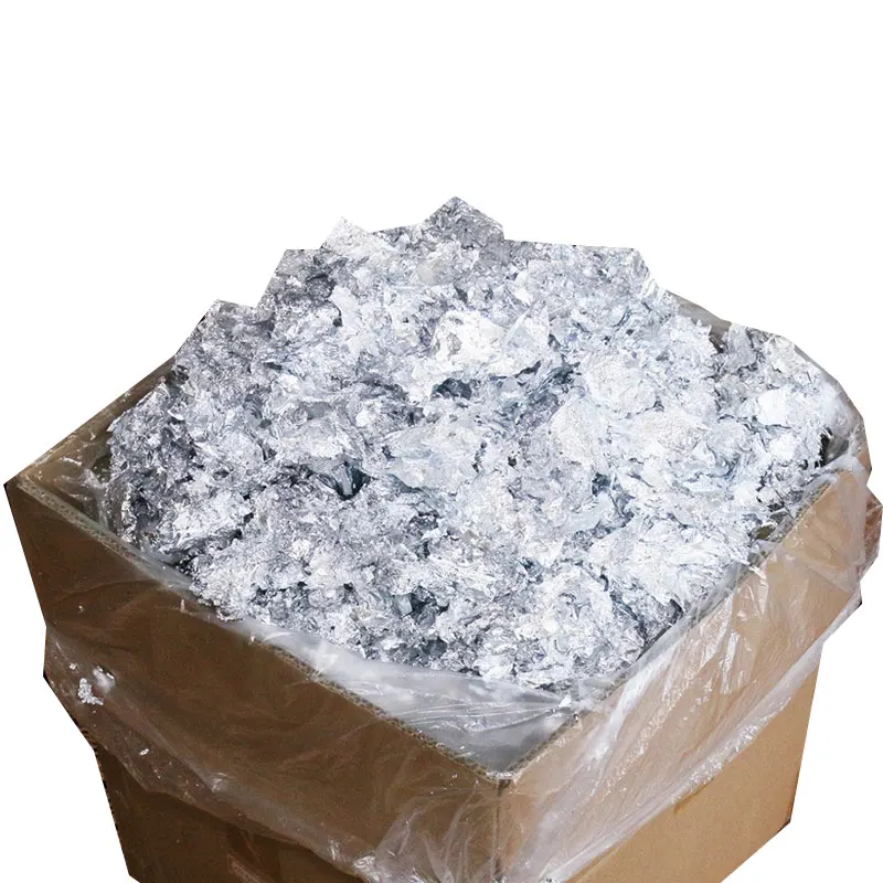 

1kg Imitation Silver Flakes Silver Foil Fragments Aluminum Leaf Sheet Flakes Gilding Painting Nail Decorations Arts Crafts