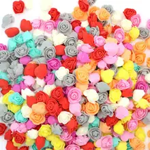 500 розы цветок голова цветок диаметр 3-3,5 см Искусственный цветок diy свадебное украшение цветок