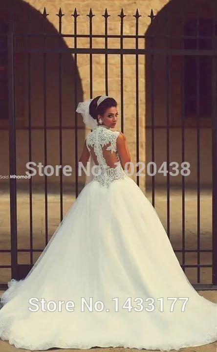 Vestido de noiva casamento princesa Красивые милые аппликации с открытой спиной Свадебные платья