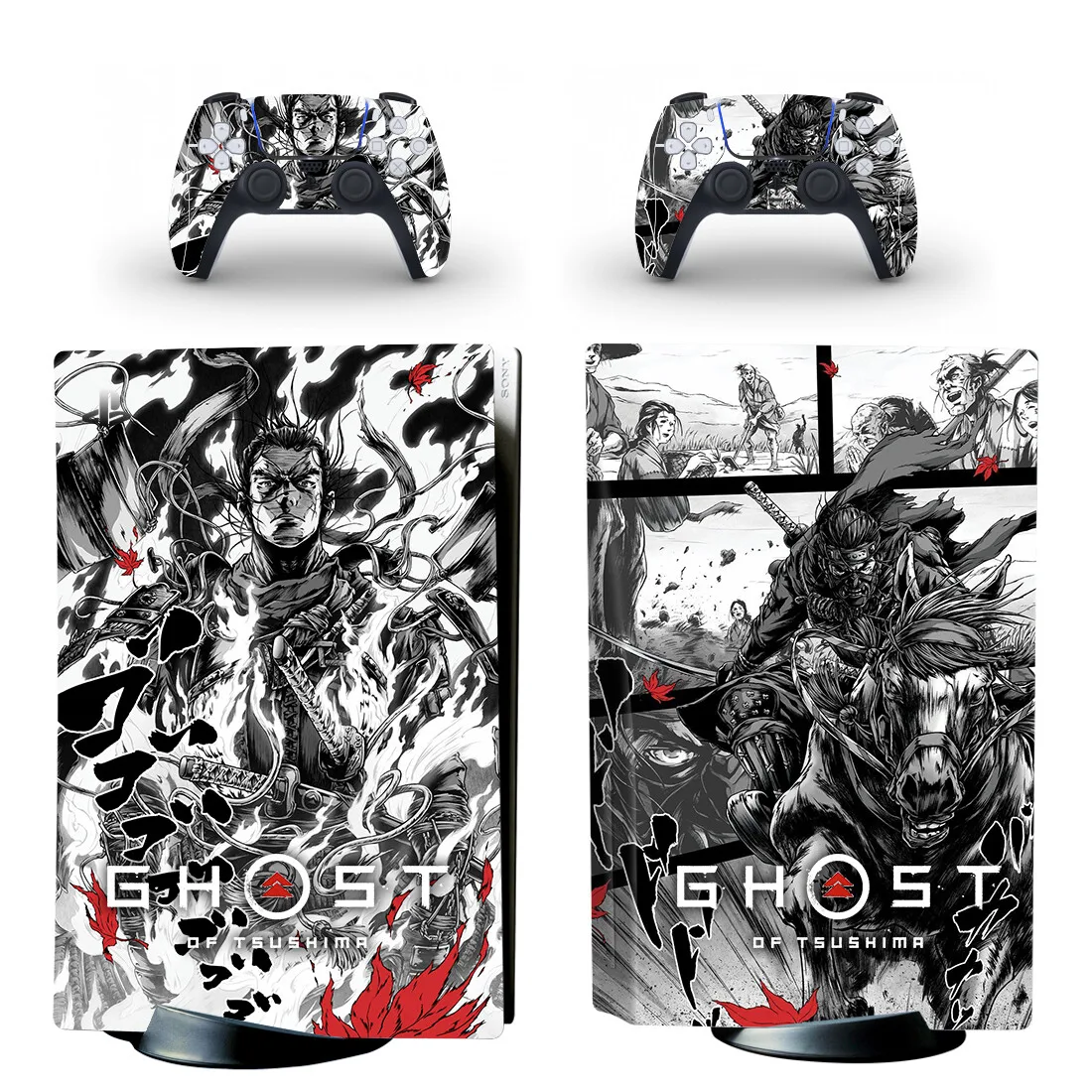 Ghost of Tsushima 4643 Xbox series X Skin Sticker Decal Cover XSX skin  Console and 2 Controllers Skin Sticker Vinyl Xboxseriesx