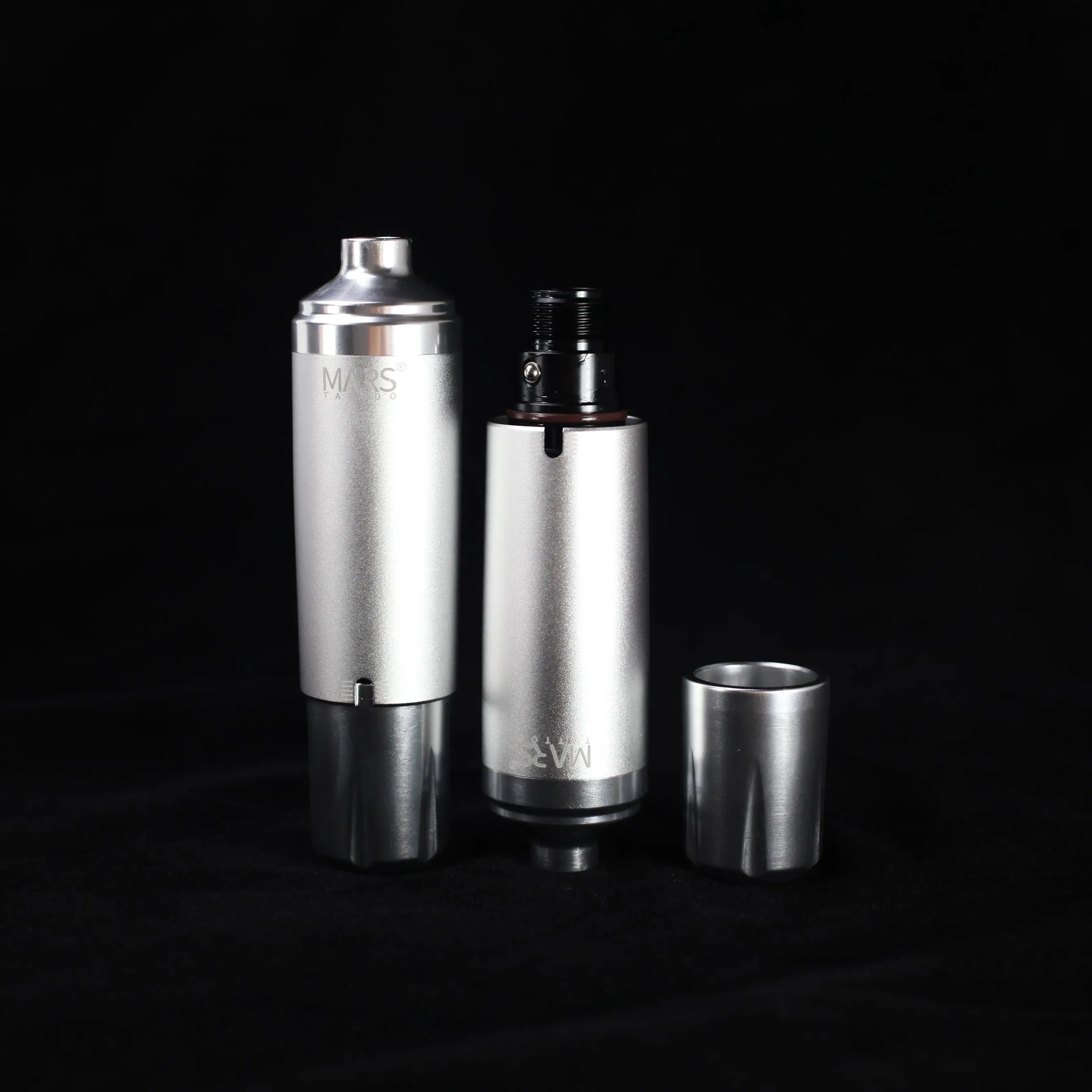 Серебристый Новое поступление, высокое качество, мощный тихий мотор, роторная татуировка, ручка, интерфейс, магнитное соединение RCA - Цвет: Серебристый