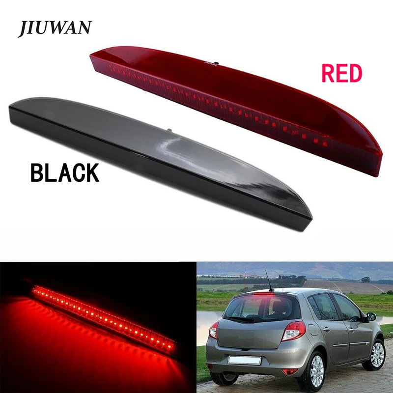 

1 Pcs Black & Red LED Car High Mount Brake Lights Rear Tail Singal Stop Lamp Fit For Renault Clio Mk II III 1998-2014 7700410753