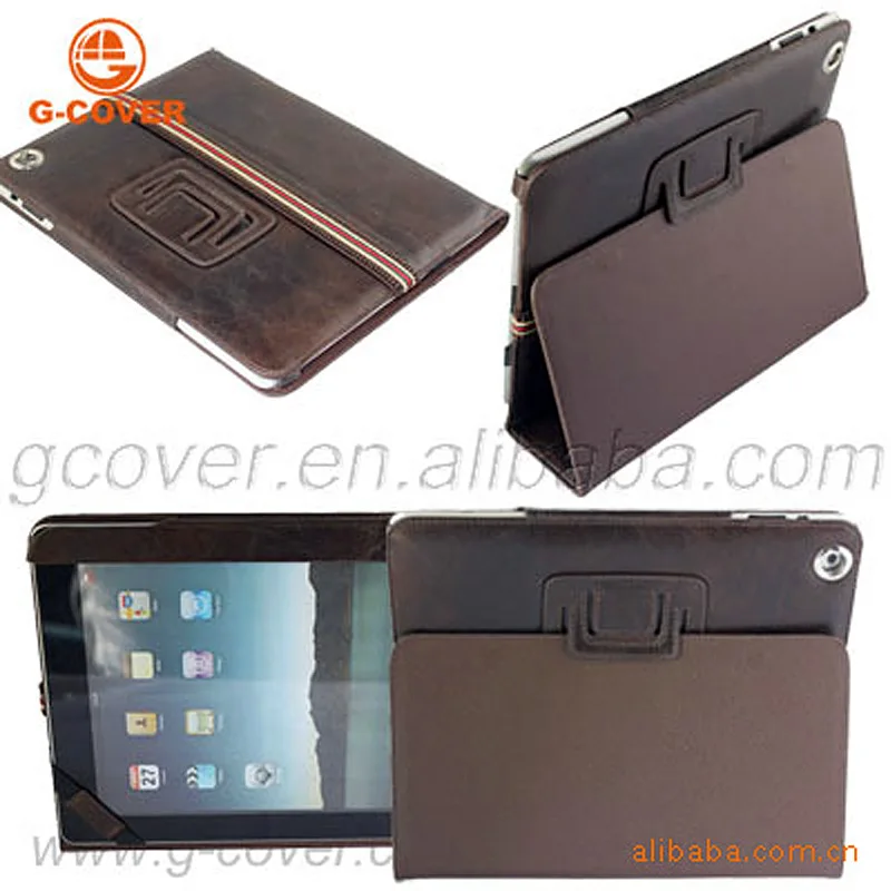 

[] IPad Tablet Computer Covers iPad 2/3 Real Leather Sheath Tablet PC