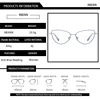 RBENN 2022 New Cat Eye Reading Glasses Women Fashion Anti Blue Light Computer Presbyopia Eyeglasses with Diopter +0.5 0.75 1.75 ► Photo 3/6