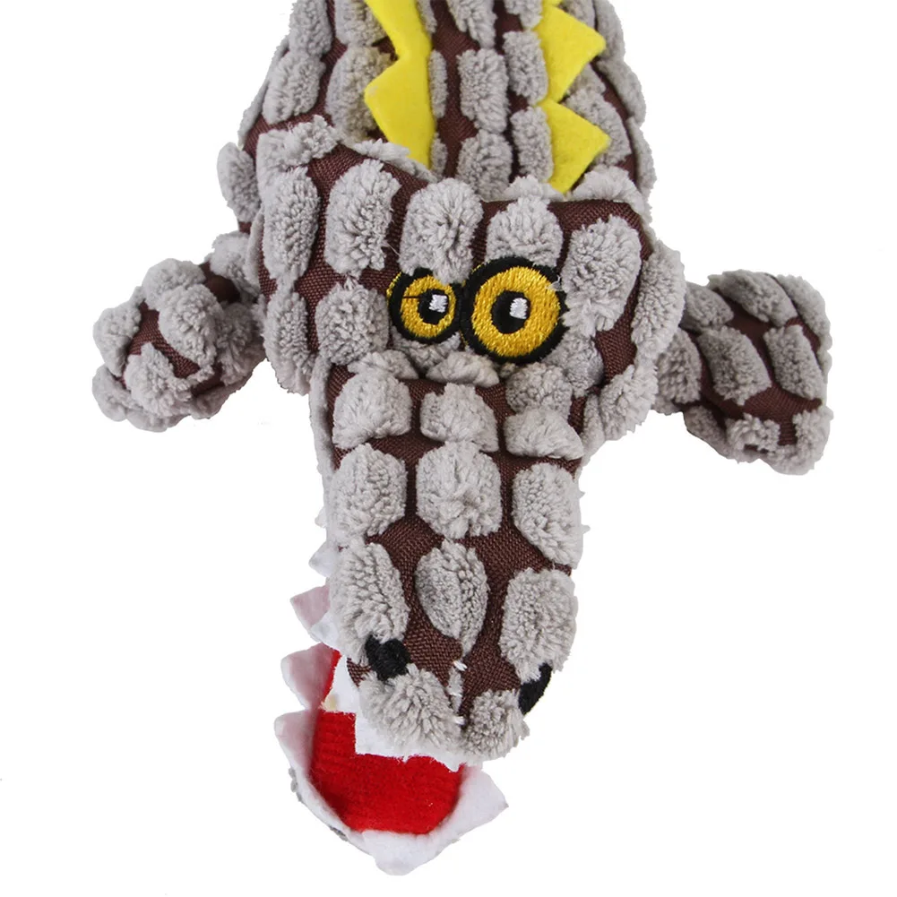 1 шт собака Жевательная пищащая плюшевая игрушка мультфильм крокодил жевательная игрушка для щенка магазин игрушек