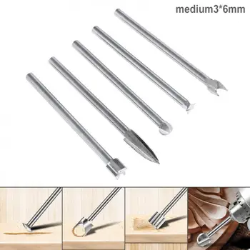 

5pcs /set 3mm Woodworking Engraving Cutter Milling Cutters Root Carving Tool Amber Wood Carving Set