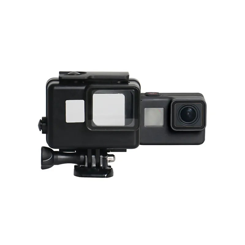 Корпус рамка задней панели для GoPro Hero()/6/5 Hero защитной оболочки с быстрой тянуть подвижный резьбой раструбного соединения для винт