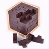 Ming Luban Interlocking Wooden Game Toy 3D Puzzle Wooden Cube Toy  improve IQ Brain for Kid Educational Toy ► Photo 2/6
