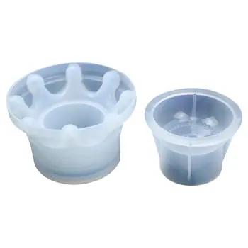 

Crystal Epoxy Resin Mold Crown Jewelry Storage Box Casting Mould DIY Crafts Tool F3MF