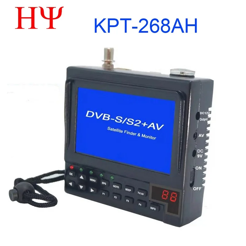 Kpt-268Ah Dvb-S2 Satfinder Full Hd Digital Tv Satellitare Ricevitore Finder Meter Mpeg-4 Dvb-S Sat Finder