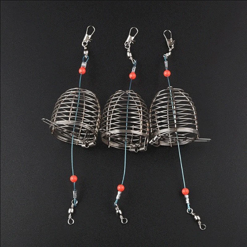10 pcs fish lure bait cage accessories fishing t