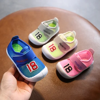 

2020 Spring summer Kid Baby First Walkers Shoes Infant Toddler Shoes Girls Boys Casual Mesh Shoes Soft Bottom Comfortable