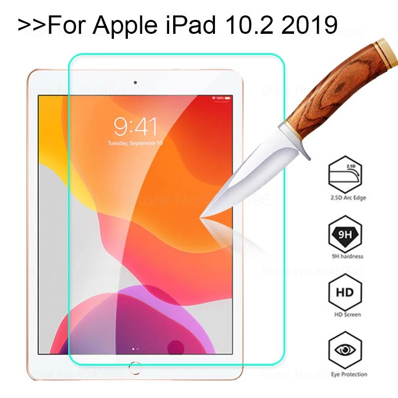 Закаленное стекло для iPad 10,2 Защитная пленка для экрана для Apple iPad 7 7-го поколения A2200 A2198 A2232 Защитная стеклянная пленка для планшета