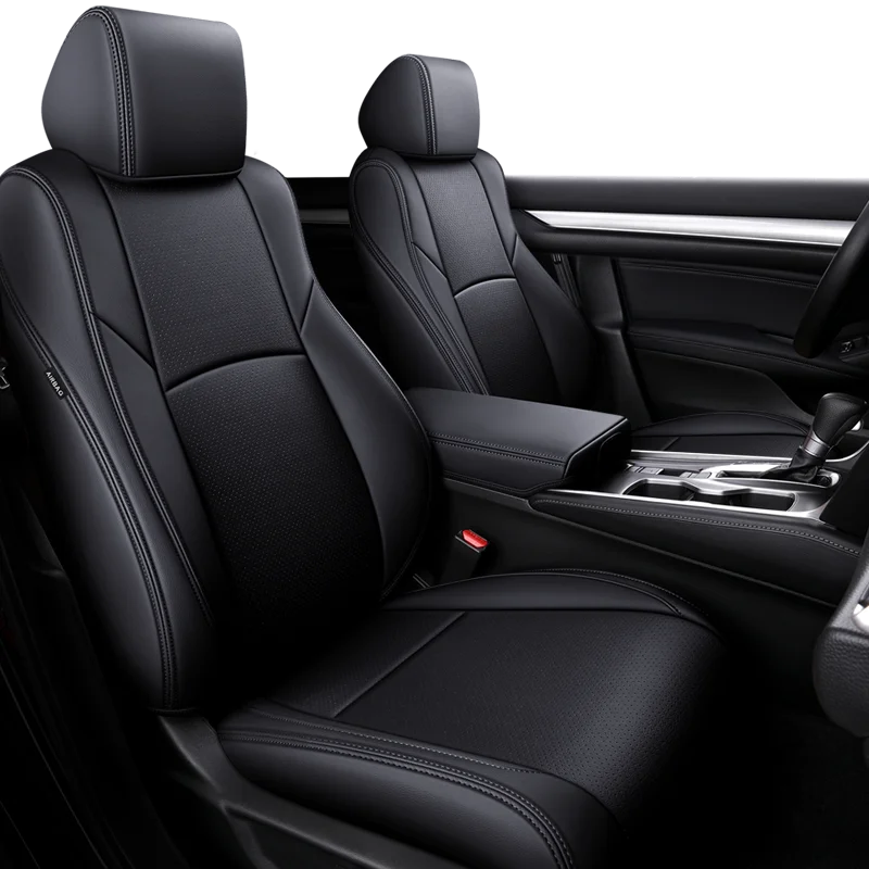 Fundas de asiento personalizadas para coche, juego completo de 5