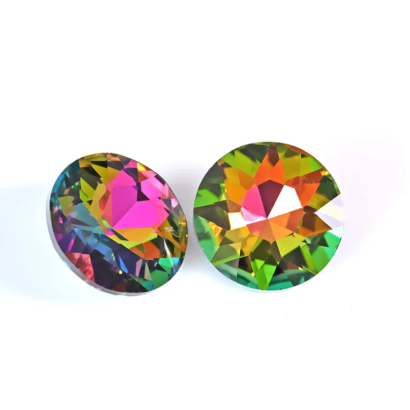 Gemstones Crystal Round Fancy Stones (2)