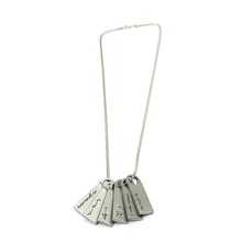 Мужская металлическая подвеска Norman Reedus Fomulas, колье с длинной цепочкой, модное ювелирное изделие