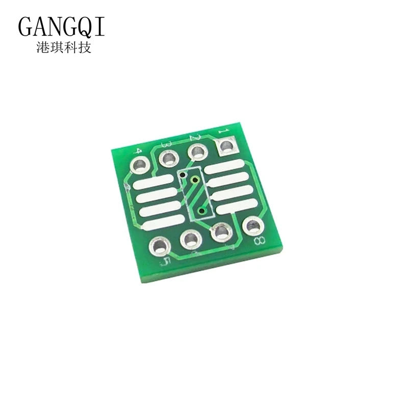 10PCS SOP8 turn DIP8 / SMD to DIP IC adapter Socket SOP8/TSSOP8/SOIC8/SSOP8 Board TO DIP Adapter Converter Plate 0.65mm 1.27mm DIP Adapter Converter