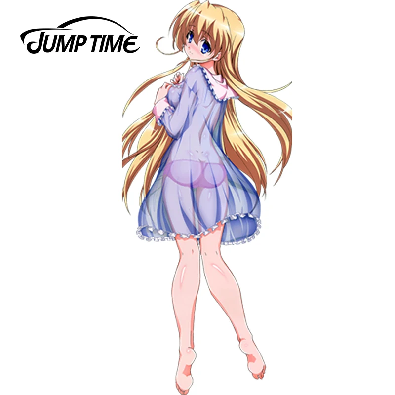 

JumpTime 13cm x 5.69cm Omamori Himari Anime Cute Vinyl Wrap Sweet Beauty Lizlet L. Chelsie Decal Waterproof Car Stickers