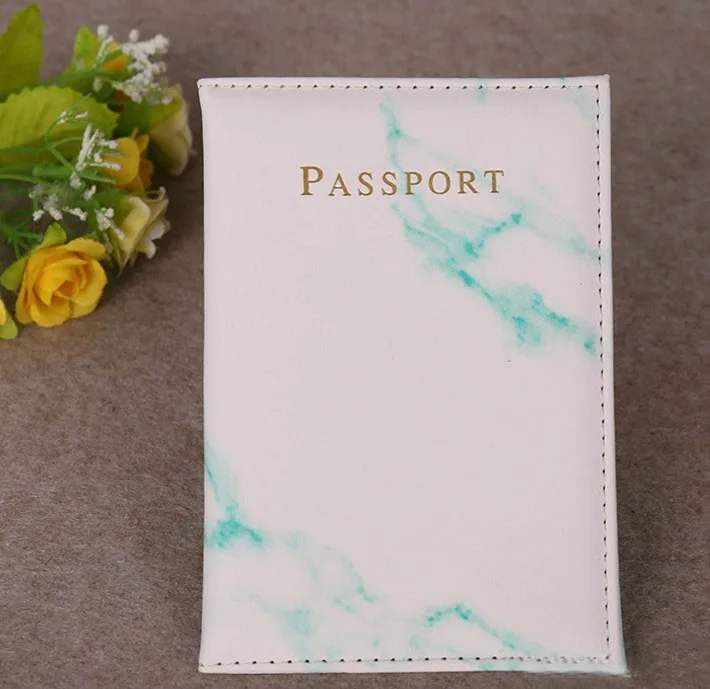 1 шт. кавайная мраморная стильная обложка для паспорта водонепроницаемая обложка для паспорта Дорожный Чехол Обложка для паспорта пакет для паспорта - Цвет: 1